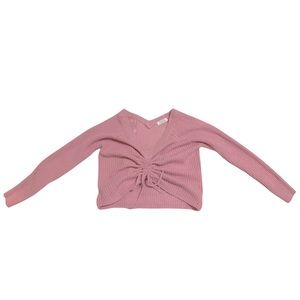 Crochet Pink Crop Top.